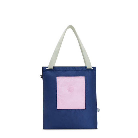 Kipling Annas Tote Bags Navy Azure Mix | CA 1437JP